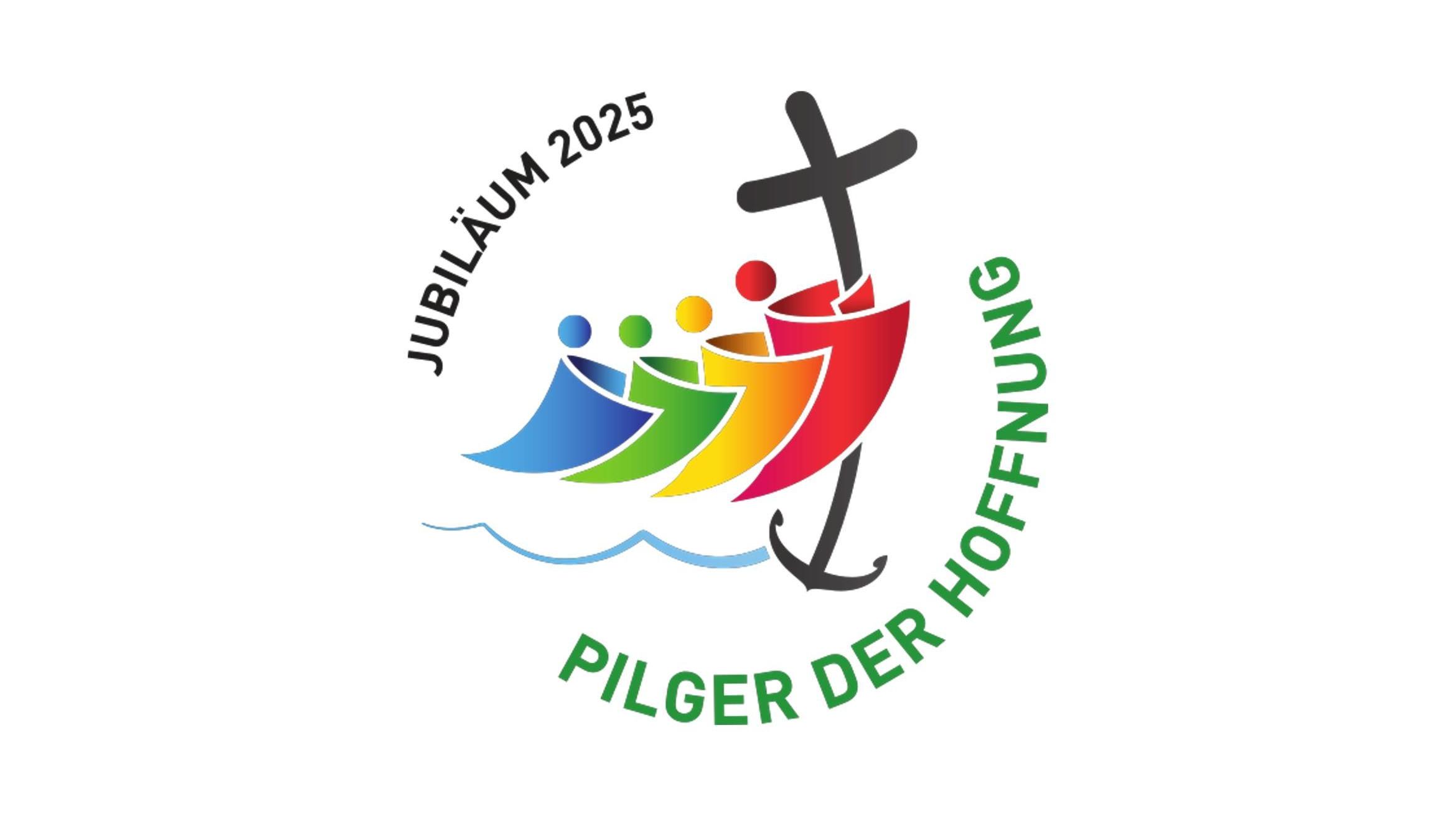 Pilger auf dem Weg zum Kreuz